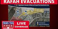 Israel Starts Evacuating Civilians from Rafah - LIVE Breaking News Coverage