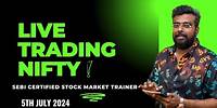 Bank Nifty50:JULY 5 Live Options Trading today#BankNiftyTradingLive |In 2024 Learn Trading Easy Way