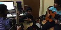 Lydian Nadhaswaram plays guitar | finger exercises | Master Sada