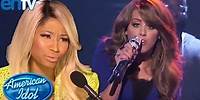 Nicki Minaj Freaks Out On Angie Miller During Top 8 - AMERICAN IDOL SEASON 12