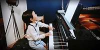5yo Lucas singing Moon River at the piano / Moon River-Breakfast at Tiffany’s