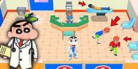SHINCHAN Became WORLD FAMOUS DOCTOR and STARTED HIS OWN HOSPITAL with CHOP DOCTOR HERO CLINIC TYCOON