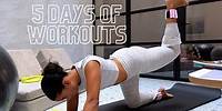 5 Days of Workouts featuring my favorite CALIA looks