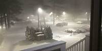 24 Hour Time-lapse Video of Winter Storm Kenan