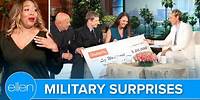 Best Military Surprises on 'Ellen'