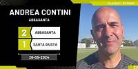 Andrea Contini allenatore Abbasanta 26-05-2024 - Diario Sportivo