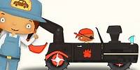 Traktor für Kinder. Cartoon über Traktor Kleine Autos Trickfilm auto. Trickfilme für Kinder deutsch.