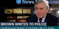 Gordon Brown asks Met to launch fresh probe into phone hacking amid 'cover up' allegations