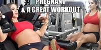 MICHELLE LEWIN: Pregnant & A Great Workout (23 weeks out)