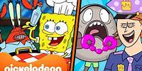 Bob Esponja & Pedra Papel Tesoura: Planos Que Deram Errado Por 30 Minutos! | Nickelodeon