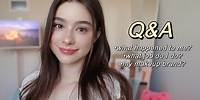 Q&A ♡ what happened to my channel? MY makeup brand? why have I changed so much? what job do I do?