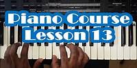 Piano Lesson 13 - How To Play Piano - Finger Numbers and Easy Piano Scale