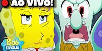 🔴 AO VIVO: Se Bob Esponja Fosse um Anime - Episódios Redesenhados | Nickelodeon em Português