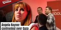 Angela Rayner confronted at event by man who lost five loved ones in Gaza bombing