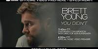 LIVE: "You Didn't" Official Video Q+A with Brett Young and Seth Kupersmith