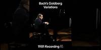 Bach’s Goldberg variations 1981 recording 🤩 Recognize this variation? 👀