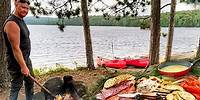Hammock & Tent Camping in the Backcountry | Fishing Temagami Canada & Cooking Delicious Camp Food