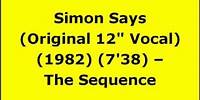 Simon Says (Original 12" Vocal) - The Sequence | 80s Rap Music | 80s Hip Hop Classics | 80s Hip Hop