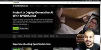 Instantly Deploy Generative AI Models With NVIDIA NIM