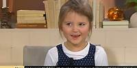 Femåriga Julia räddade sin bästis ur isvaken - Nyhetsmorgon (TV4)