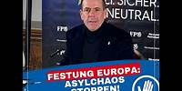 Festung Europa: Asylchaos stoppen!