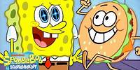 SpongeBob | Alle Krabbenburger in den NEUEN SpongeBob-Folgen | 60 Minuten | SpongeBob Schwammkopf
