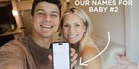 REVEALING OUR BABY NAMES + ANNUAL TRIP WITH FAMILY!