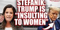 WATCH Rep. Elise Stefanik FLIP-FLOP on Trump: "He's Insulting to Women" | The Warning