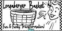 Fun & Funky Basket Transformation / Longaberger Basket Rescue