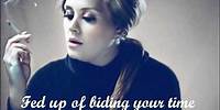 Adele- Tired with lyrics