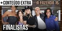 Live dos Finalistas: Jaque, André, Márcia Fu e WL comentam suas trajetórias em A Fazenda 15