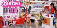 Barbie & Ken Doll Family Toddler Shopping for Birthday Gifts