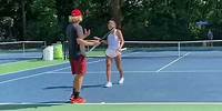TURSUNOV WORKS RADUKANU ON APPROACH AND WOLLEY