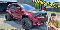 Our 1000HP Trackhawk Gets The Widest Widebody Kit Ever!!!