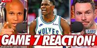 WOLVES STUN THE NUGGETS! | GAME 7 REACTION w/ JJ REDICK AND RICHARD JEFFERSON
