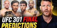 BISPING: UFC 301: Pantoja vs Erceg FINAL PICKS & PREDICTIONS | Is Jose Aldo STILL ELITE?