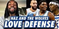 Naz Reid Discusses Why the Wolves Love Defending and Anthony Edwards