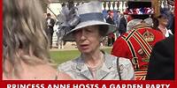 Princess Anne STUNS with Elegant Look at Buckingham Palace Garden Party | HELLO!
