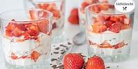 Erdbeer Joghurt Schichtdessert - leichtes lockeres Dessert