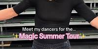 Meet my dancers for the Magic Summer Tour! | Paula Abdul