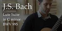 J.S. Bach Suite in G Minor BWV 995 (Complete)