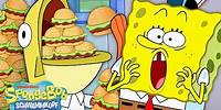 SpongeBob Charaktere essen VIEL ZU VIEL ESSEN - 30 Minuten am Stück! | SpongeBob Schwammkopf