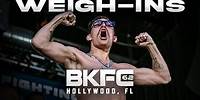 BKFC 62 HOLLYWOOD Weigh-In | LIVE!