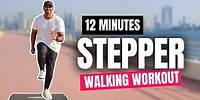 12 Min Stepper Workout | Fun Step Walk Exercise | 1600 steps