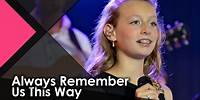 LADY GAGA | 11-year-old Singer Emma-Sophie | Always Remember Us This - Wendy Kokkelkoren (4K)