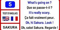 Testez et Améliorez votre Anglais avec Sakura 📚 Part 5
