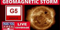 Extreme G5 Geomagnetic Storm - LIVE Breaking News Coverage