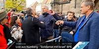 Live aus Nürnberg: "Solidarität mit Israel" | BPE-Kundgebung | 12-17 Uhr