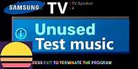 Samsung TV Soundtrack - (Full, unused) Sound Test Music