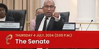 25th Sitting of the Senate - 4th Session - 12th Parliament - July 4, 2024